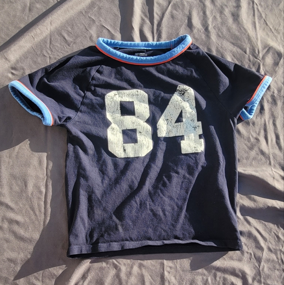 Crop Top Blue Fitted Aesthetic Cotton On